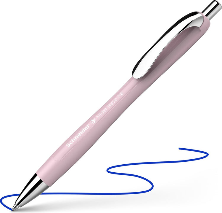 Schneider instruments d'écriture stylo à bille schneider - slider rave - plume xb - perle - s-132519