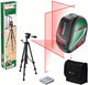 Bosch ensemble laser à lignes croisées vertes niveau 3 universel - 0603663905