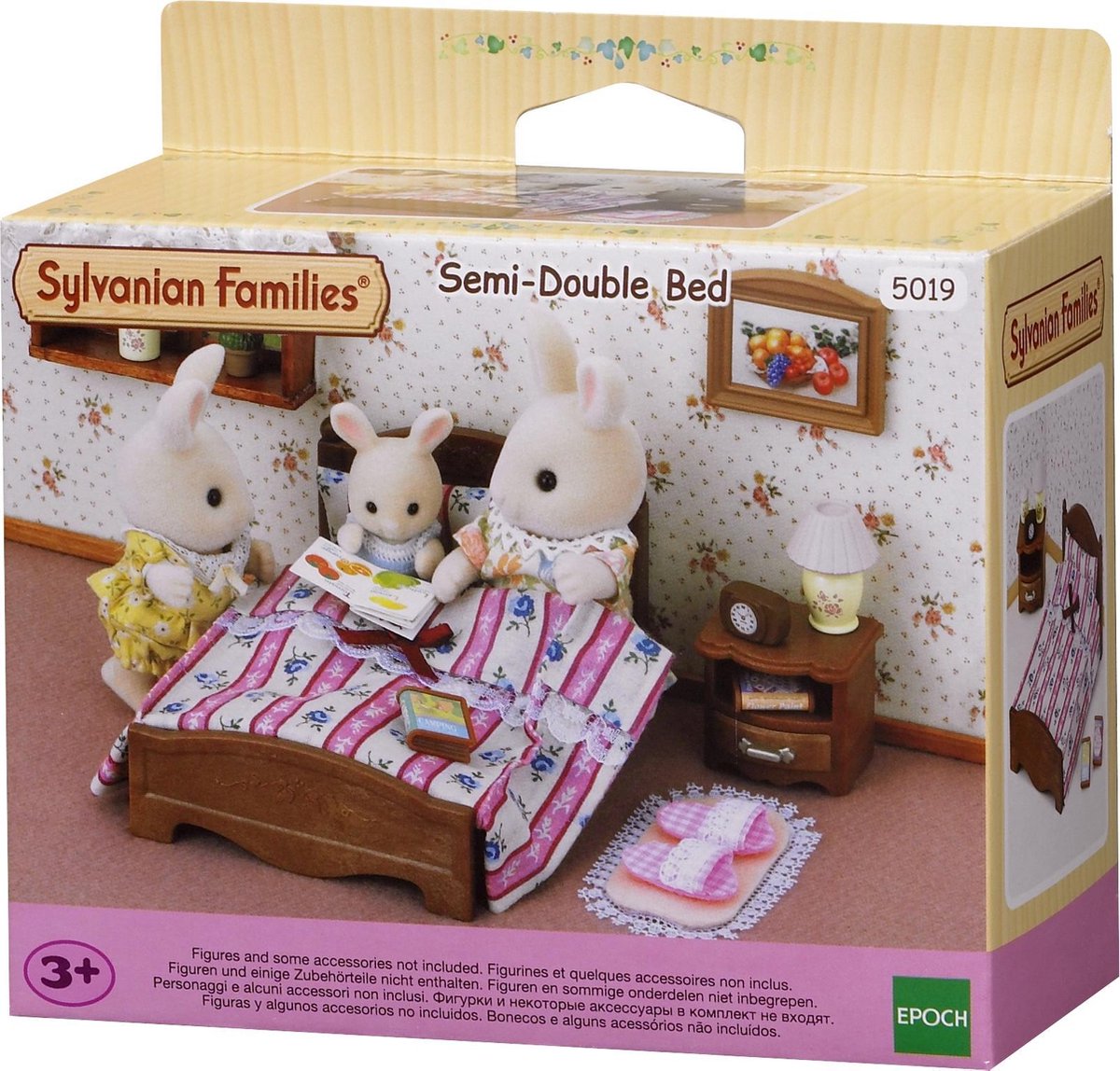 Familles Sylvanian 5019 mobilier de maison de poupée avec lit queen size