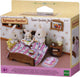 Familles Sylvanian 5019 mobilier de maison de poupée avec lit queen size