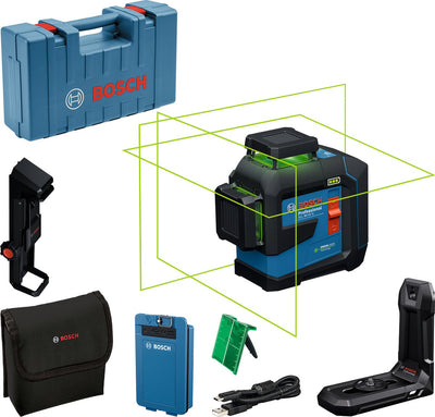 Laser ligne Bosch bleu gll 80-33 cg | 1 x batterie ba 3,7v 3,0ah xl li-ion | au cas où - 0601065501