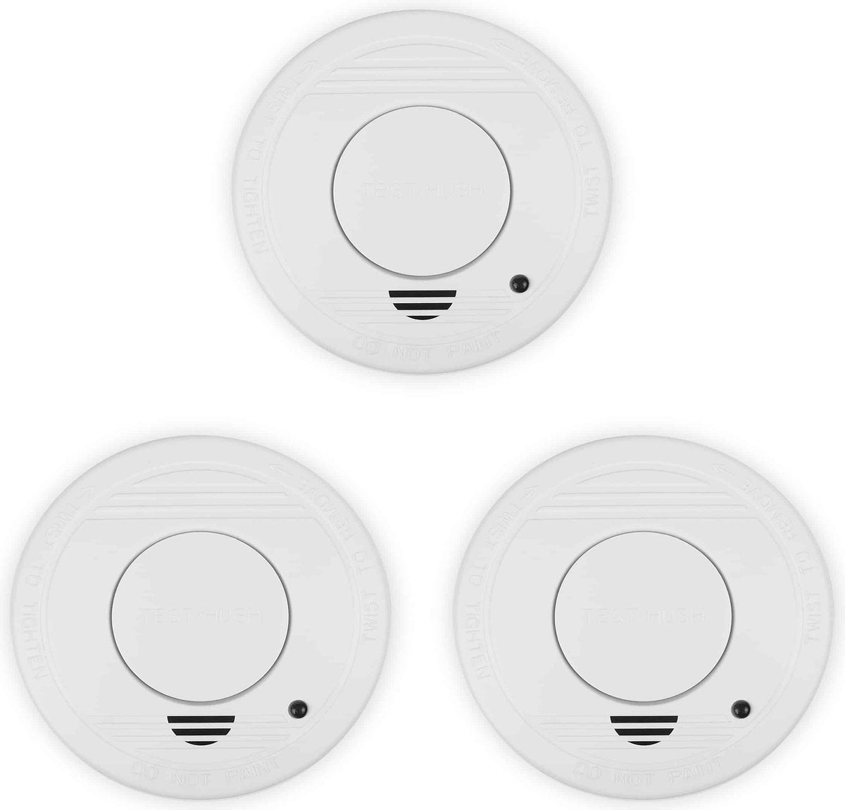 Smartwares fsm-12503 - détecteurs de fumée 3pcs 85 db - batterie et capteur 10 ans - étiquette q - détecteur d'incendie