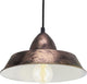 Eglo vintage auckland - suspension - 1 lumière - ø260mm. - couleur cuivre