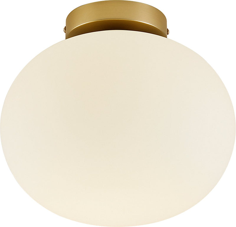 Nordlux alton 27.5-plafonnier-e27-verre opale laiton
