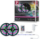 Paulmann bande led simple 10 mètres rgb motion - kit plug play - 17w - 12v - blanc - plastique