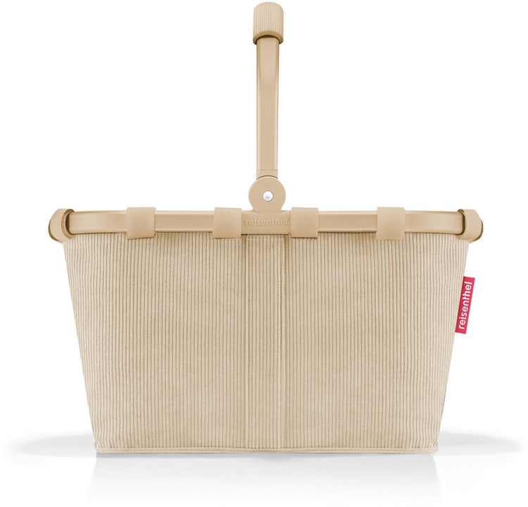 Reisenthel carrybag panier à provisions taille xs - 5l - cadre cordon beige sable
