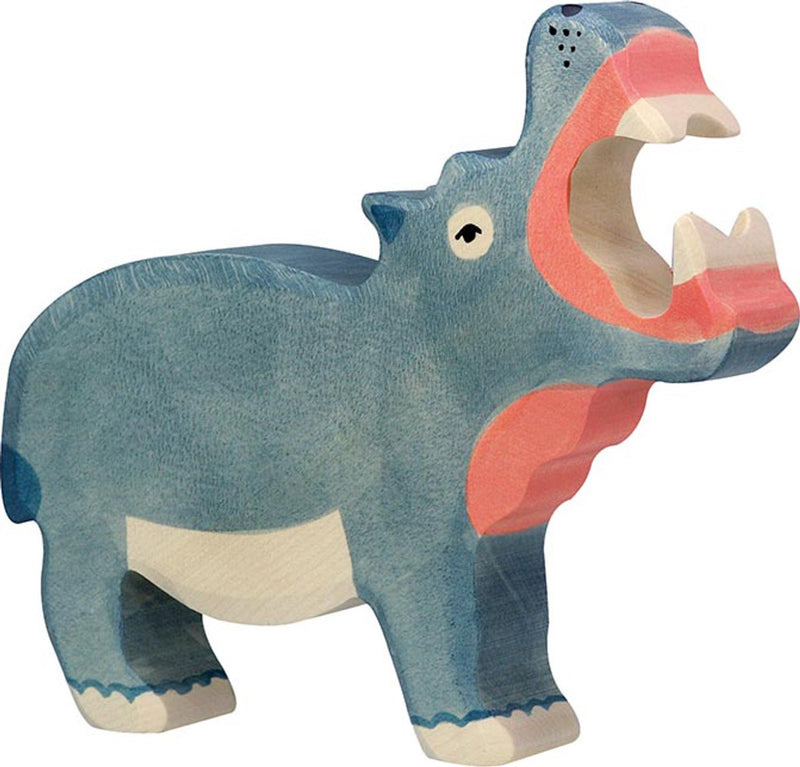 Holztiger Holztiger Wood Hippo Open Mouth