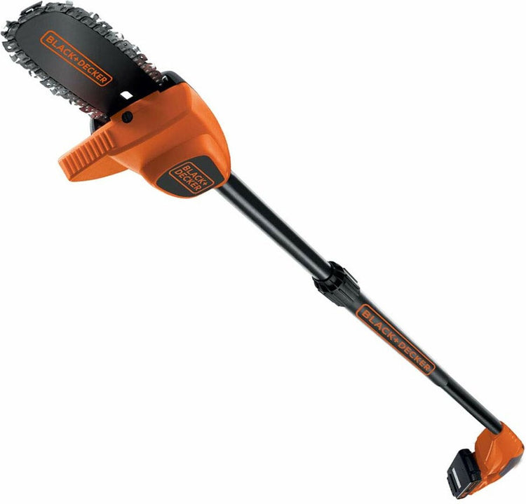 Scie à branches légère au lithium Black+decker 18v. 2,0ah. Longueur d'épée de 20 cm. autonomie : 100x3,5cm - gpc1820l20-qw
