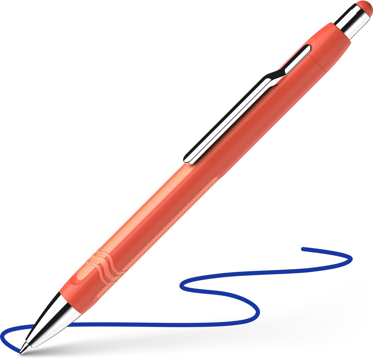 Stylo à bille Schneider instruments d'écriture Schneider - epsilon - orange chaud - encre bleue - largeur d'écriture xb - s-138606