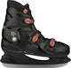 Patin de hockey sur glace Nijdam adultes - botte rigide - noir - taille 47