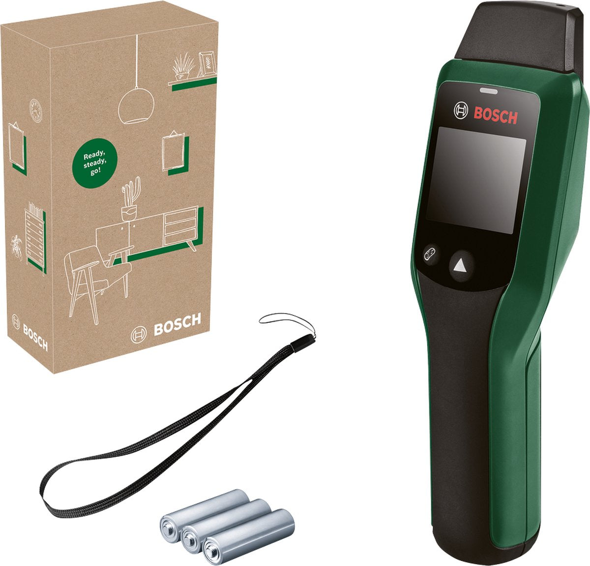Bosch universalhumid - humidimètre - avec piles et dragonne