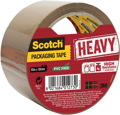 Ruban d'emballage Scotch hv5050sb - 50 m x 50 mm - 1 pièce - marron