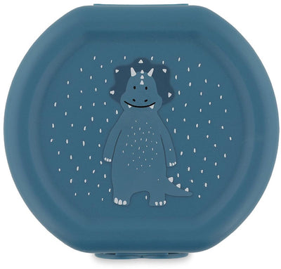 Trixie lot de deux boîtes à goûter avec clip - Mr. Triceratops - facile à ouvrir - sans BPA - pour l'école et les déplacements