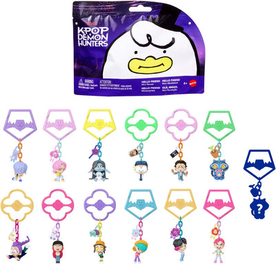 Mattel kpop chasseurs de démons mini figurines porte-clés à collectionner