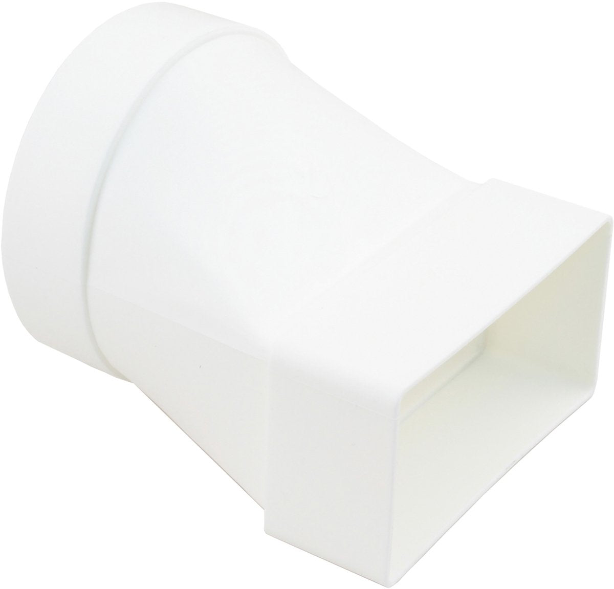 Raccord de transition Starx droit rond vers rectangle 100 vers 110x54mm (45.708.18)