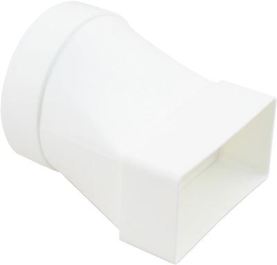 Raccord de transition Starx droit rond vers rectangle 100 vers 110x54mm (45.708.18)