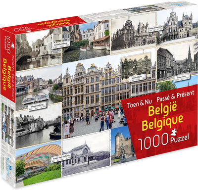 Puzzle Tucker's Fun Factory Then Now - Belgique (par le photographe Robert Mulder) - 1000 pièces - puzzles