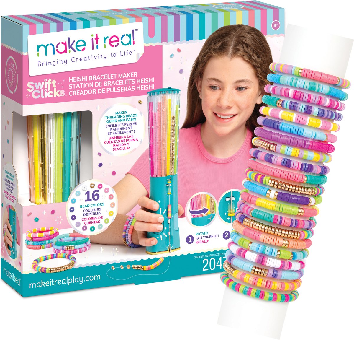 Faire des bracelets Spectron Heishi