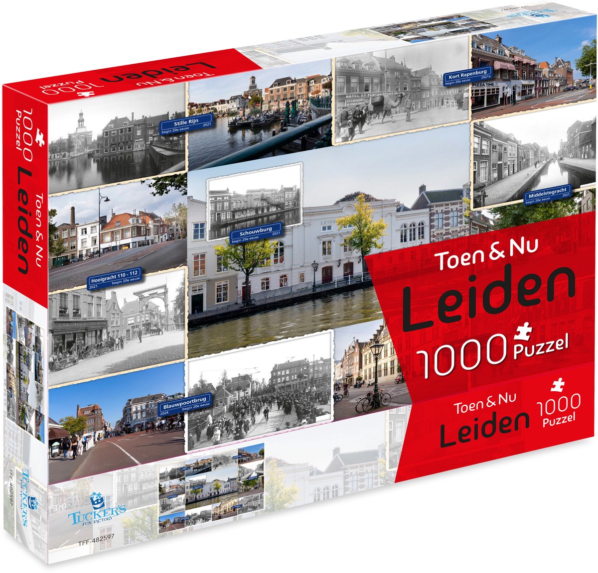 Puzzle Tucker's Fun Factory Then Now - Lead (par le photographe Robert Mulder) - 1000 pièces - Puzzles