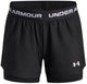 Under armour ua tech play up 2n1 short pantalon de sport unisexe - noir - blanc