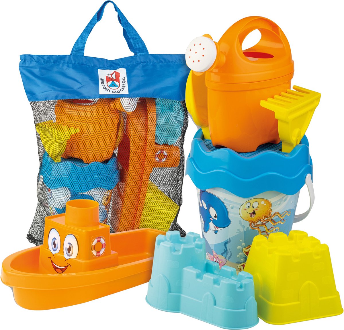 Androni Beach set dans un sac sous-marin, 8dlg.