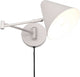 Trio cosima - applique - gris chaud - excl. 1x e14 4 w - orientable - montage mural - flex - connect