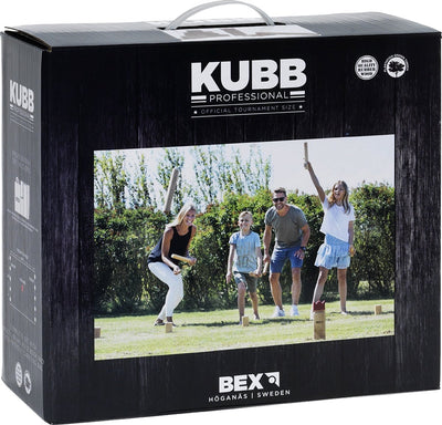 Kubb Pro Rubberhout avec Red King