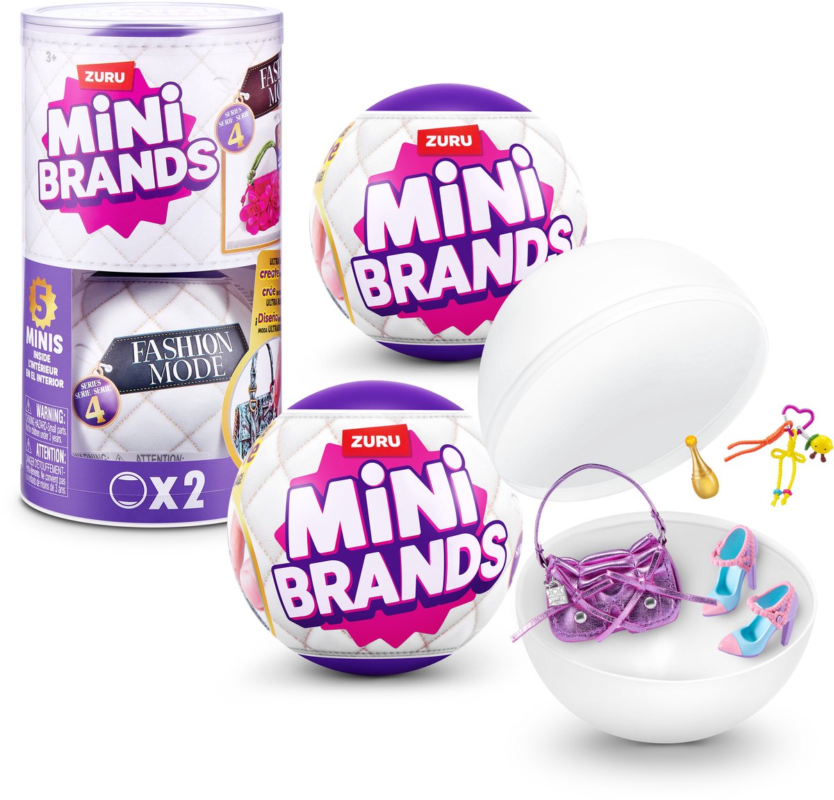 Accessoires de mode zuru mini marques - série 4 - pack de 2