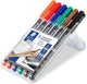 Staedtler lumocolor stylo universel permanent m 317 - boîte 6 couleurs