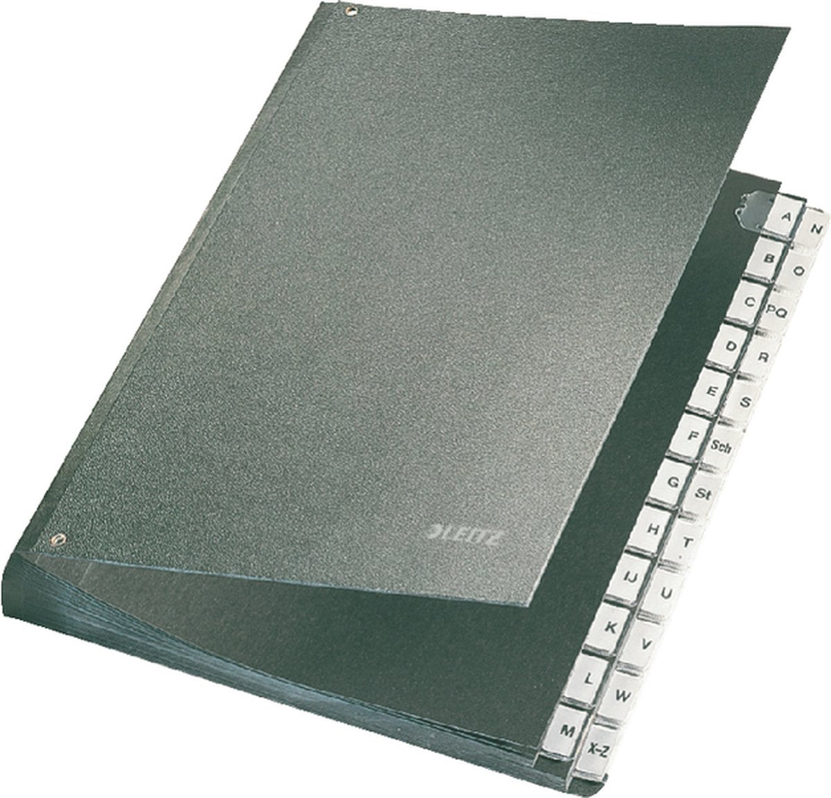 Dossier de bureau Leitz carton - onglets a-z - a4 - noir