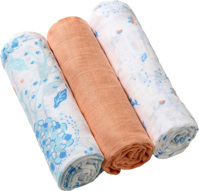 Babyono baby ono 3 pièces couches hydrophiles rose saumon 348 09