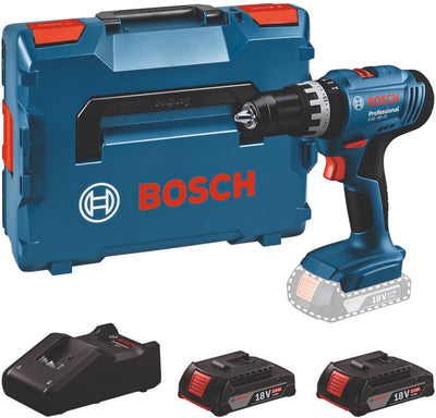 Perceuse à percussion sans fil Bosch professional gsb 18v-25 18v 2,0ah en l-boxx - 06019k9302