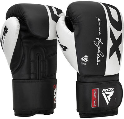 Gants de boxe Rdx rex f4 - gants de boxe - blanc, noir - 12 oz