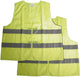 Carpoint gilet de sécurité senior jaune - 2 pièces - obligatoire dans de nombreux pays européens - à utiliser en cas d'urgence - très visible - également pour la marche, le jogging ou le vélo - pour les personnes de 172 à 184 cm