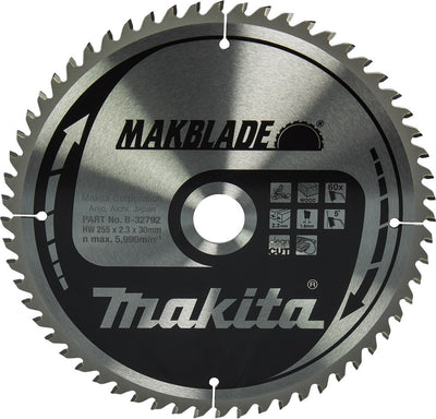 Accessoires Makita lame de scie à tronçonner | bois | 255x30x60t 5g - b-32792