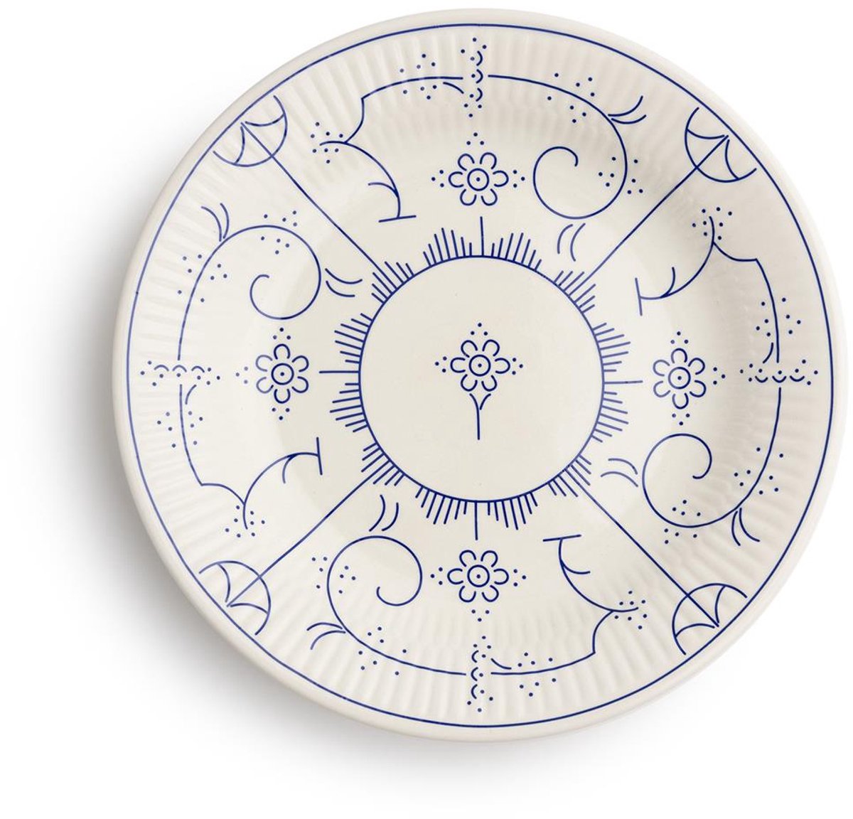 Assiette Royal Boch Copenhague ø21cm