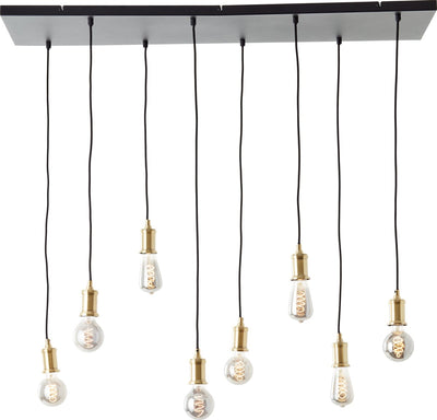 Brilliant Darcia - lampe suspendue - e27 max 8x60w - noir