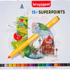 Bruynzeel Felt -Tip stylos Superpunt, 15e.