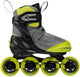 Roces moody x tif boy patins à roues alignées réglables enfants - patins à roues alignées - patins de croissance - gris vert - taille 36-40