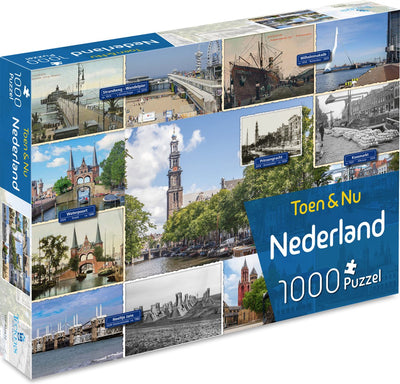 Puzzle Tucker's Fun Factory Then Now - Pays-Bas (par le photographe Robert Mulder) - 1000 pièces - puzzles