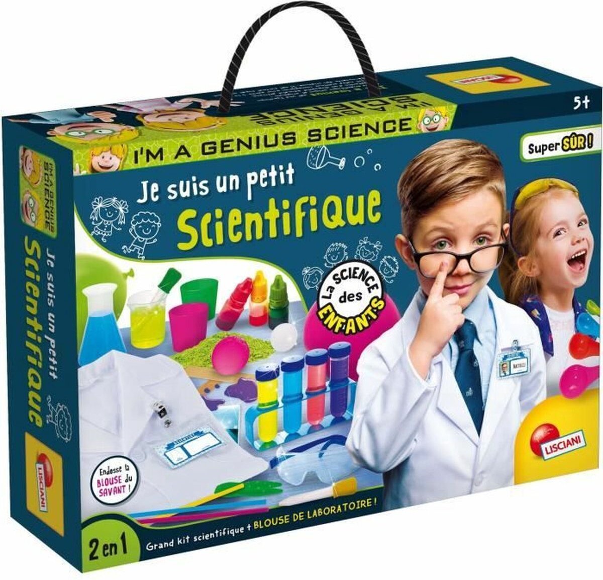 Lisciani je suis un génie qui est un petit scientifique