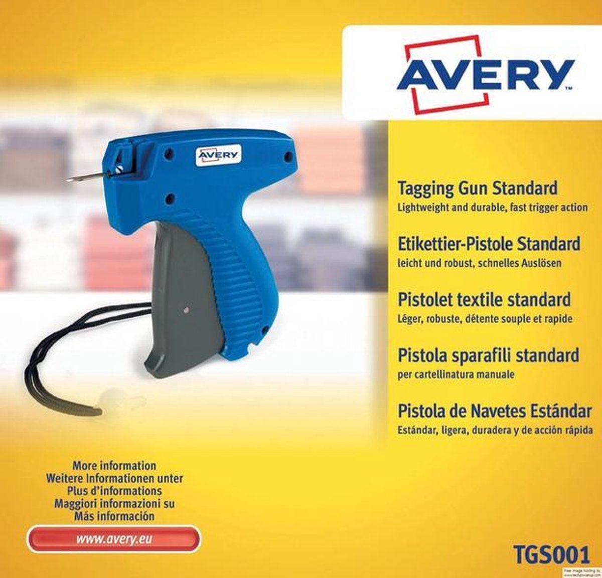 Pistolet textile Avery AV-TGS001