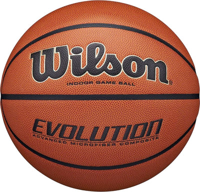 Ballon de basket Wilson Evolution taille 7 - ballon de match en salle