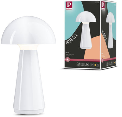 Lampe à batterie Paulmann 3-step-dim onzo ip44 dimmable 2700k blanc