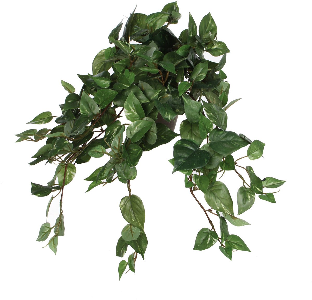 Décorations Mica plante artificielle - lierre dragon scindapsus - vert - l45 x h25 cm - plante suspendue
