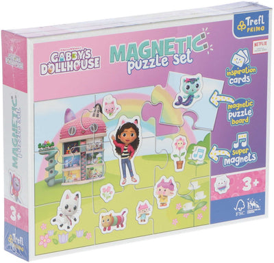 Puzzle magnétique Trefl maison de poupée de Gabby - jouet éducatif.