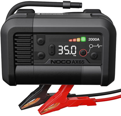 Compresseur d'air Noco a65 + démarreur - 2000a - lampe de poche 100 lumens - banque d'alimentation 60 watts