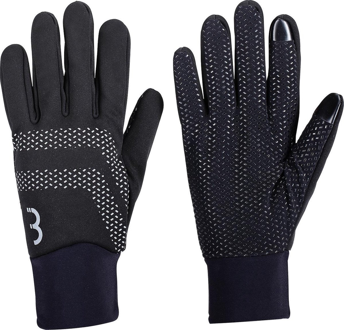 Bbb cycling raceshield wb 2.0 gants de cyclisme - gants de cyclisme coupe-vent hommes et femmes - gants de sport thermiques - écran tactile - noir - taille xxl - bwg-33