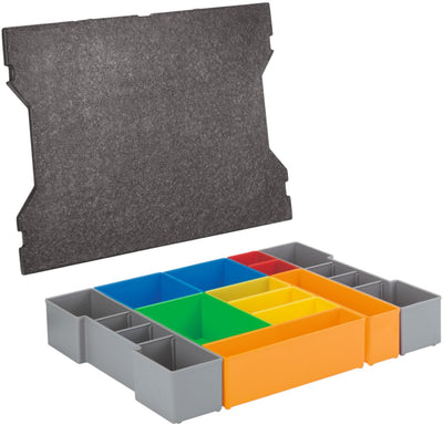 Boîtes d'insertion professionnelles Bosch pour l-boxx 102 12 pièces - 1600a016n9