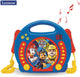 Lecteur CD portable Lexibook Paw Patrol avec 2 microphones pour chanter